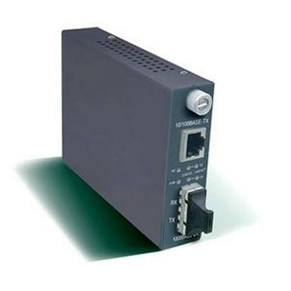 10-100Base-TX to 100Base-FX Single-Mode Fiber Converter 1 x RJ-45 10-100Base-TX 1 x SC 100Base-FX UTP-STP Fiber Media Converter