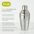 thumbnail image 2 of True Vista Measured Cocktail Shaker, Drink Shaker, Bar Tools 14 oz Set of 1, 2 of 8