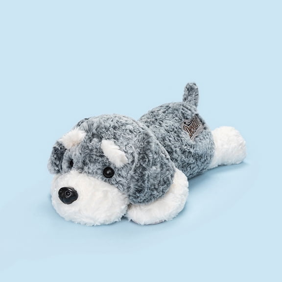 Simualtion Schnauzer Plush Dog Animal Fluffy Doll Long Sofa Pillow High Quality Gifts 11-23in