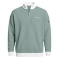thumbnail image 5 of 2026 Men's Casual Fashion Up Collar Contrasting Zipper Sweatshirt - Half Zip Pullover - Collared Sweatshirts for Men - Soft Lightweight Quarter-Zip Top for Commuting & Daily Wear 2026, 5 of 7