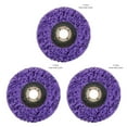 thumbnail image 4 of QualitChoice Sanding Wheel Polishing Paint Rust Grinding Inner Hole Tools for Angle Grinder Wood Metal Buffing Car Accessories #115 purple 3Set, 4 of 6