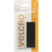 VELCRO® Brand Sew On 7/8in squares. black. 3 ct