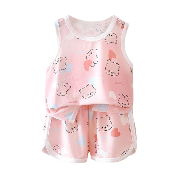 Toddler Girls Summer 2Pcs Outfits Set – Cute Flower Short Sleeve T-Shirt Pants Gift Idea Summer 2Pcs Gift Outfits Set Girls Summer Set 1-13 Years,7-8 Years