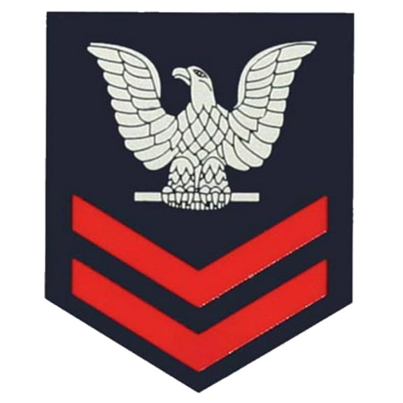 US Navy E-5 2nd Class Petty Officer Rank Decal - Veteran Owned Business