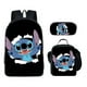 thumbnail image 3 of Mochila Disney Stitch de 3 piezas para escuela primaria y secundaria, bolsa de almuerzo, bolsa de lápices, suministros escolares impermeables, 3 of 4