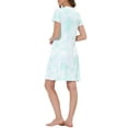 thumbnail image 3 of Unique Bargains Women's Pajama Dress Sleepwear with Pockets Nightshirt Lounge Nightgown, 3 of 5