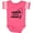 Football Pink and White, variant on Inktastic I Hooked Papa's Heart with Fishing Rod Boys or Girls Baby Bodysuit