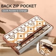 thumbnail image 6 of [Mother’s Day Gift Present] APHISON Aztec Ultra Slim Canvas Wallet for Women, RFID Blocking CardHolder, Bifold Long Wallet - 007, 6 of 6