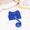 thumbnail image 3 of Adorable Pet Clothes for Cats & Small Dogs - Charming Spring & Autumn Wear Chamois Leather Bow Tie Chest Back, 3 of 4