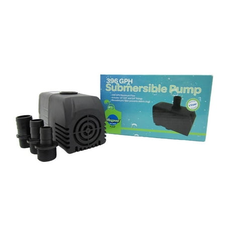 396 GHP Hydroponic, Fountain and Pond Submersible (Best Submersible Fountain Pump)