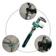 Milue Heavy Duty Pipe Wrench Plumbing Installation Pliers Spanners