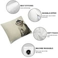 thumbnail image 4 of Monkey Throw Pillow Covers,Baby Monkey On Branch Pillowcase Home Decor for Sofa Bed Living Room, 4 of 5