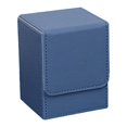 thumbnail image 2 of Caja de almacenamiento ranurada capacidad de cuero PU, caja contenedora para s, organizador de s comerciales, soporte de almacenamiento Vertical azul CUTICAT Estuche de almacenamiento, 2 of 8