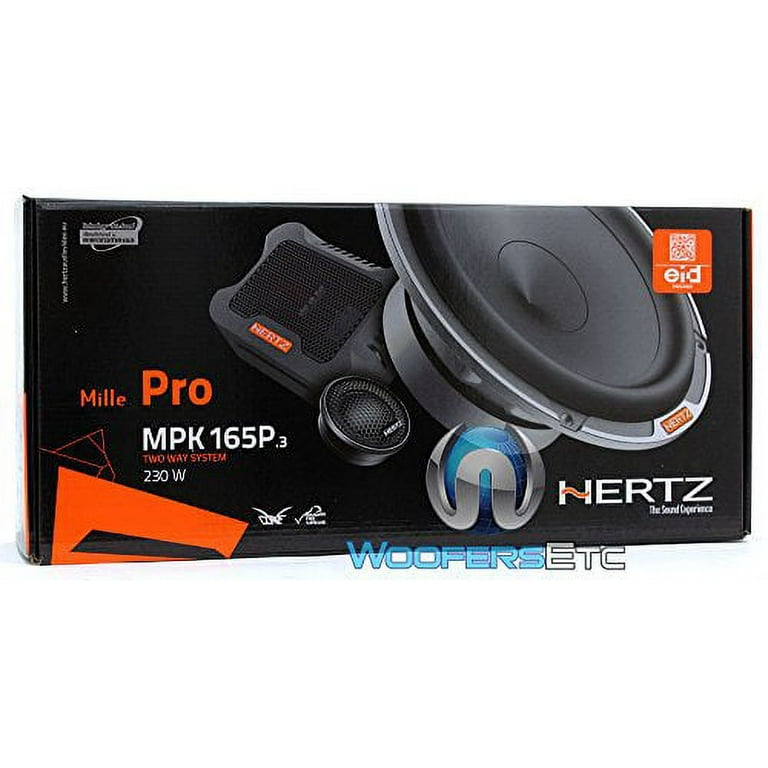 HERTZ mille pro MPK1650.3 2wayスピーカー Hertz MPK1650.3 Mille Pro