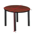 thumbnail image 3 of Kee 36in. Round Breakroom Table- Cherry/ Black, 3 of 3