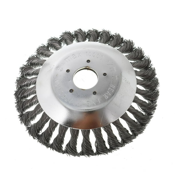 findmall 6" Steel Wire Weed Brush Cutter Trimmer Head Garden Lawn High Strength Joint Twist Knot