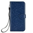 thumbnail image 3 of Wallet Case for Samsung Galaxy A33 5G 6.4 Inch, Polky Dot Pattern Premium PU Leather Drop Resistant Shockproof Protective Flip Case with Card Slots Holder Kickstand Magnetic Bracket Folio Cover,Blue, 3 of 9