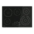 LG LCE3010SB 30 inch 5 Burner Black Smooth Surface Electric Cooktop