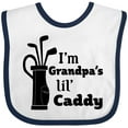 thumbnail image 3 of Inktastic I'm Grandpa's Lil' Caddy Golf for Kids Boys or Girls Baby Bib, 3 of 4