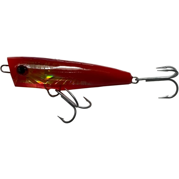 Kaku Dancer O'ama Premium Multi-Colored Saltwater Hard Bait Lure, Black and Green Finish