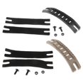 thumbnail image 1 of Kit de riel de accesorios de casco de de plástico ABS de 2 piezas, guía de riel lateral para casco de , negro y tostado DYNWAVEMX Riel de casco rápido, 1 of 8