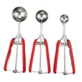 thumbnail image 4 of 3 Cucharas para Galletas, Cucharas para , Cuchara Moderna para Hacer Bolas de Fruta, Cuchara para Hacer Bolas de Melón con Resorte, Utensilio de, 4 of 9