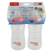 Playtex Baby Softspout Cup Easy Grip 2 Pack 6 Month+ 10oz (Pack of 3)