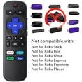 thumbnail image 3 of 2Pcs Replacement Remote Control Compatible for Roku TV,Universal Remote Fit for Hisense/Onn/TCL/Sharp/Element/Philips/Hitachi/JVC/RCA/Insignia/Sanyo/LG RokuSeries Smart TVs (Not for RokuStick & Box), 3 of 7