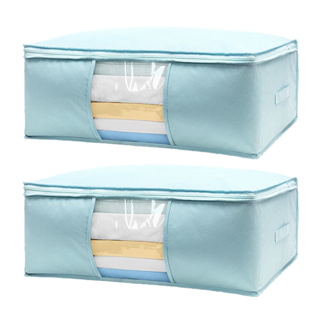 Laklulu Bolsa de almacenamiento para edredón, bolsa organizadora de ropa impermeable para boda