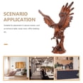 thumbnail image 3 of Estatua de águila con alas extendidas, adorno de águila, figura de águila, decoración de escritorio de oficina, 3 of 7