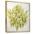 thumbnail image 3 of Designart 'Abstract White Meadow Flowers' Traditional Framed Canvas Wall Art Print, 3 of 5