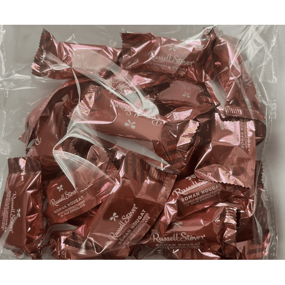 Russell Stover Milk Chocolate Roman Nougats, 16 oz bulk bag