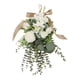 thumbnail image 4 of Guirnalda de flores artificiales con forma de lágrima y adorno luminoso para interiores Blanco, 4 of 9