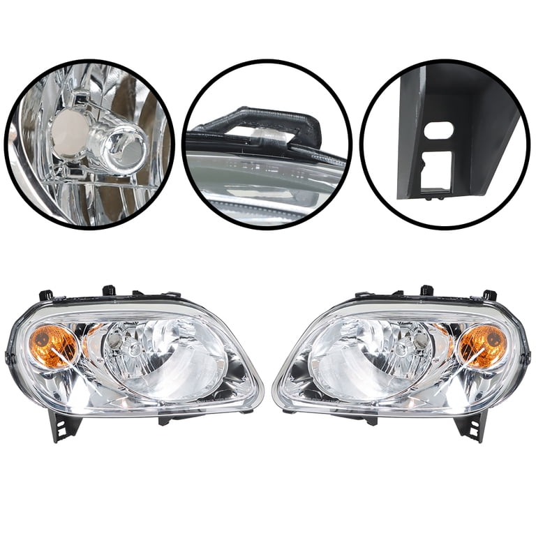 LABLT Headlights Headlamps For 2006-2011 Chevolet HHR Driver&Passenger