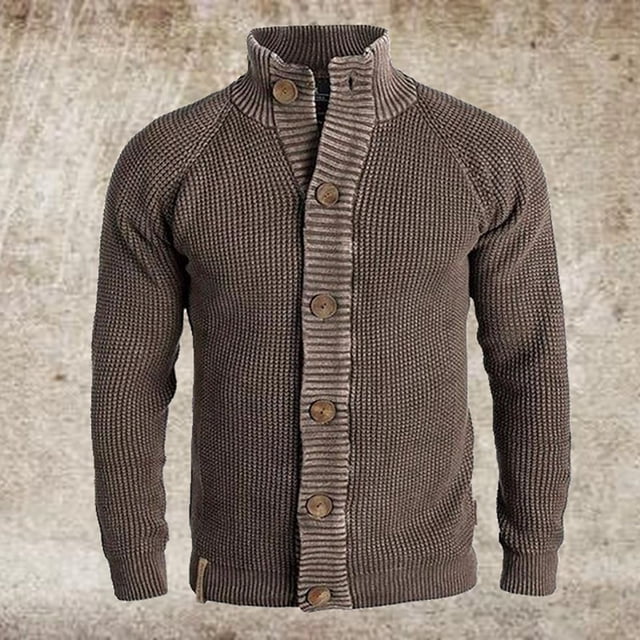 Babysbule Mens Winter Coats Clearance Men's Fashion Fall Winter Sweater Loose Oversized Jacket