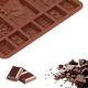 thumbnail image 2 of Molde Silicon para Barras  y Tabletas para Chocolates Malubero, Marron, 2 of 5