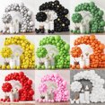 thumbnail image 4 of Kit de arco de globos de 26 colores, corona de globos de látex para fiesta, color negro, blanco, verde, azul, amarillo y rojo, suministros para fiestas, 4 of 5