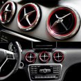 thumbnail image 1 of Embellecedor de Ventilación Ecomeon Aleación de Aluminio Rojo para Mercedes Benz CLA GLA Clase 13-1, 1 of 5