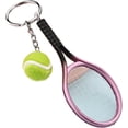 thumbnail image 1 of Yazoeia Key Ring 3 Cute Imitation Tennis Rackets Keychainsbackpack Handbagskey Chainscar Key Rings CJC912-200247, 1 of 5