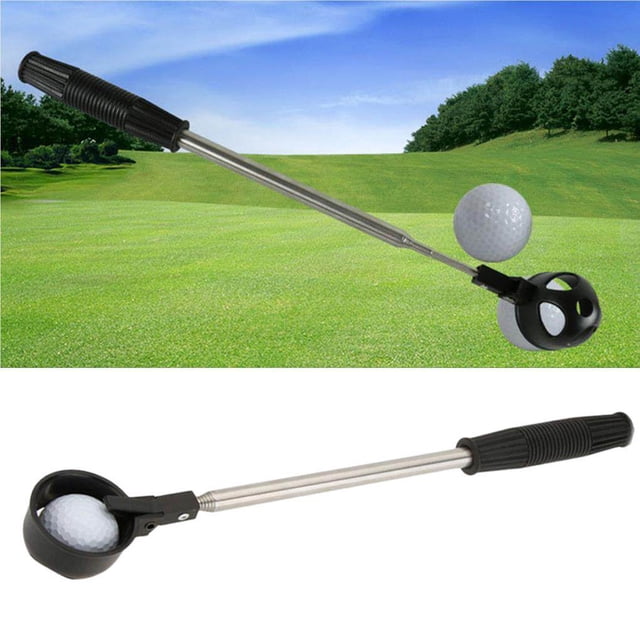 Maoww Stainless Steel Telescopic Extendable Golf Ball Retriever Golf Ball Pick Up Retriever Grabber Tool
