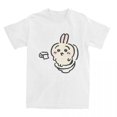 thumbnail image 1 of Camiseta Chiikawa Toilet Time, camisetas estéticas masculinas de algodón puro, camisetas populares y cómodas de verano, camisetas de gran tamaño con logotipo personalizado, 1 of 5