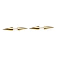 thumbnail image 1 of 1 Par de Aretes con Remaches Y Remaches de material acero Inoxidable 361L Punksteam Fashion Unisex Oro, 1 of 4