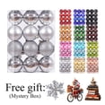 thumbnail image 2 of EGNMCR 24Pcs Christmas Balls Ornaments for Xmas Christmas Tree - Christmas Tree Decorations Hanging Ball for Holiday Wedding Party Decoration (Silver, 3CM), 2 of 7