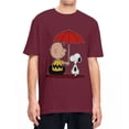 thumbnail image 3 of Camiseta de dibujos animados de Charlie Brown y Snoopy de Peanuts, camisetas divertidas de manga corta, camisetas de algodón puro con cuello redondo, camisetas de gran tamaño, 3 of 5