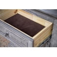 thumbnail image 3 of HomeRoots 527061 32 in. Three Drawer Nightstand, Gray, 3 of 5