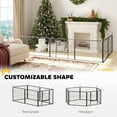 thumbnail image 4 of PawHut Heavy Duty Dog Playpen with Door for Small Dogs, 6 Panels, 23.5"H, 4 of 10