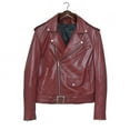 thumbnail image 3 of Pure Leather Real Biker Lambskin Motorcycle Jacket for Men, 3 of 7
