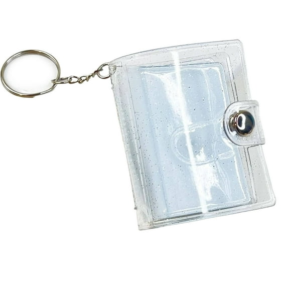 CCOCC 2Pcs Scrapbook,Creative Gift Option Scrapbook Album,Versatile Keychain Design Photocard Binder,Bright