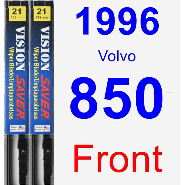 1996 Volvo 850 Wiper Blade Set/Kit (Front) (2 Blades) Vision Saver