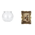 thumbnail image 1 of Acuario de escritorio,Pecera pequeña transparente,pecera,jarrón,mesa,Marco de fotos,Marco de fotos ornamentado Marco barroco antiguo,Marco de fotos de pared para decoración del hogar, 1 of 8